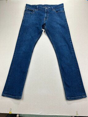 NIKE Jeans Men's Size 34 Blue Denim Mid Rise Slim Straight Stretch